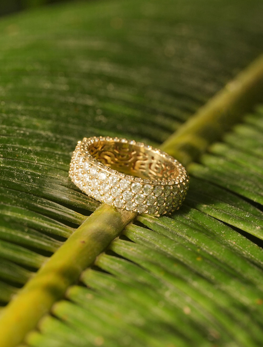 Pave Diamond Infinity Ring
