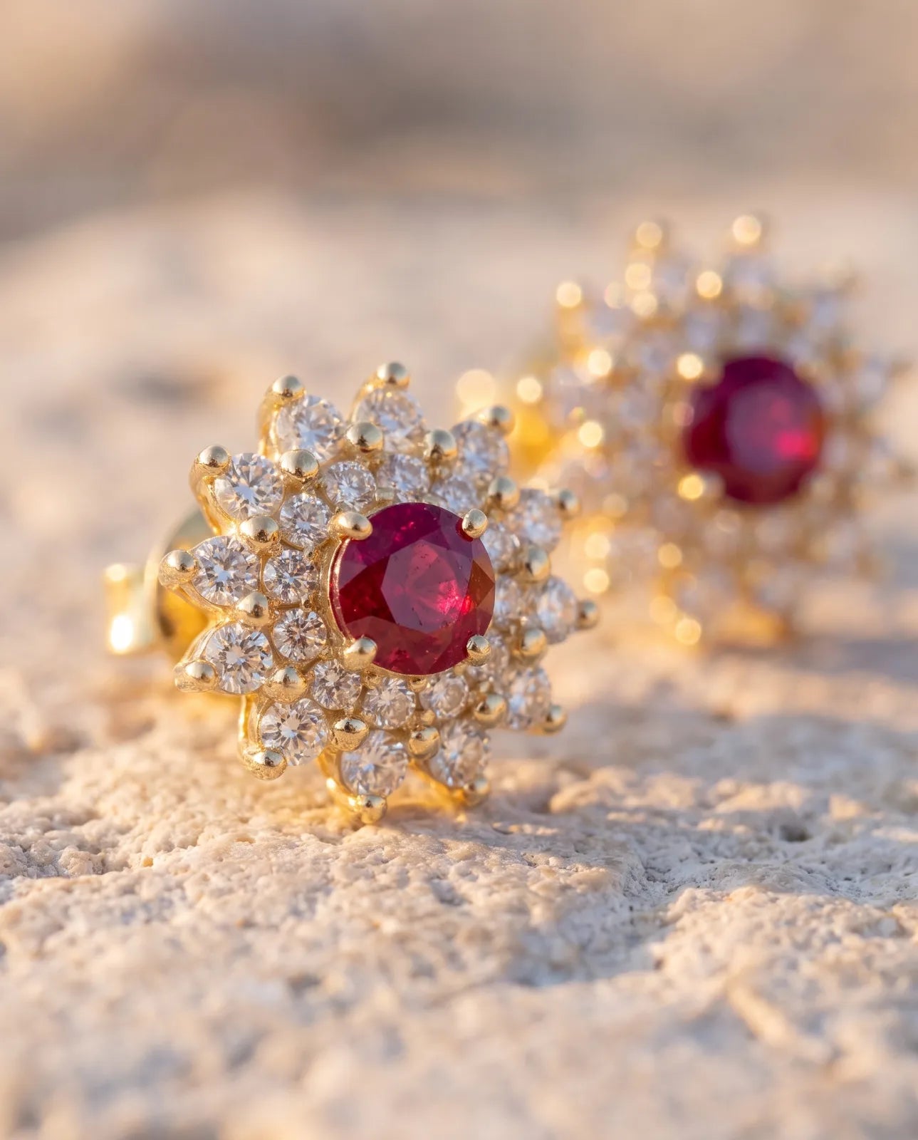 The Fiore Earrings | Emerald