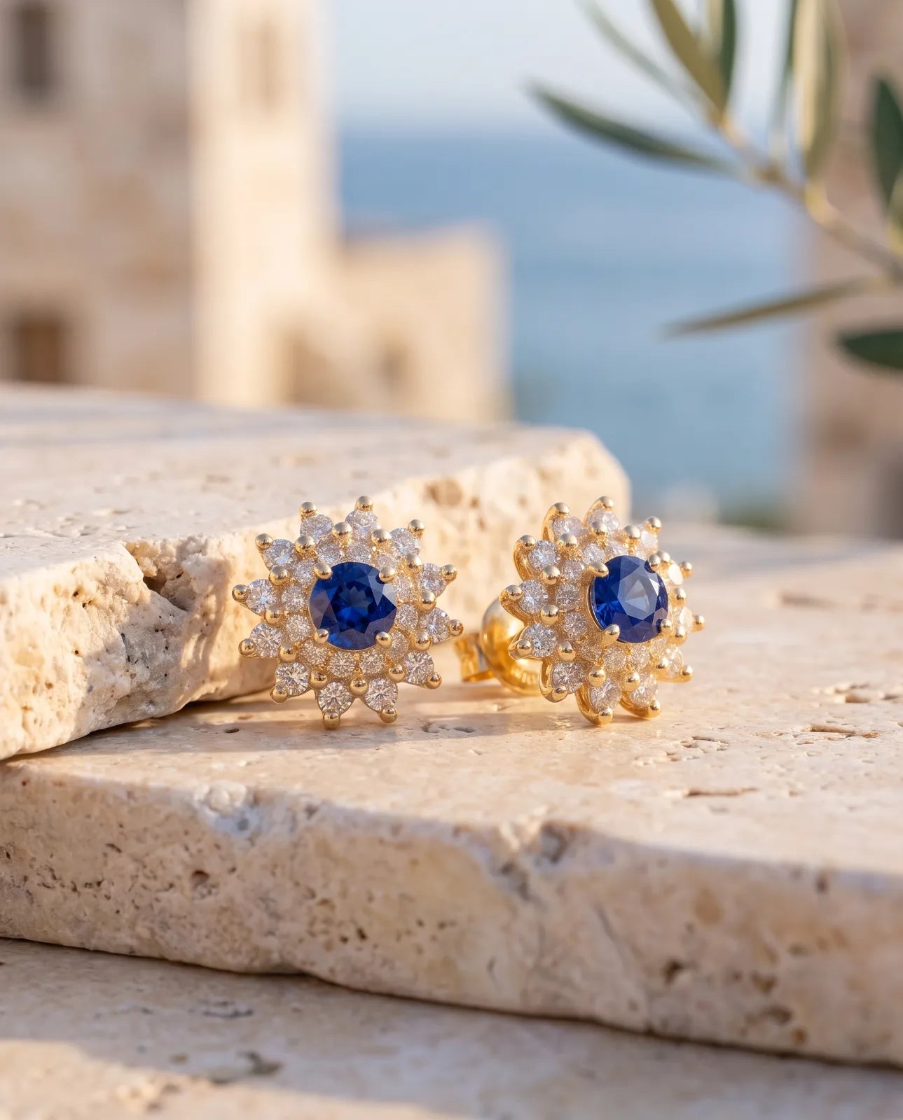 The Fiore Earrings | Emerald