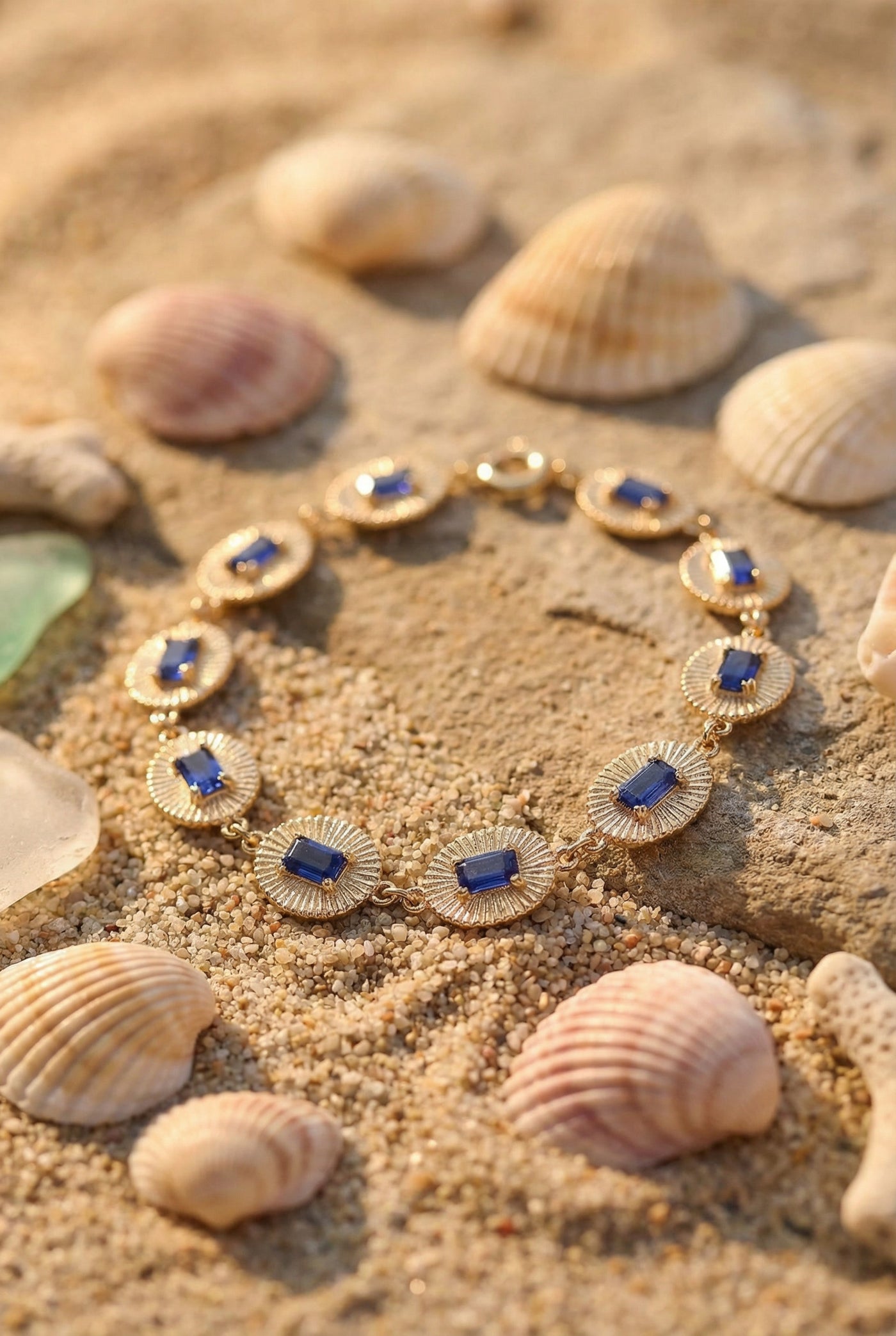 The Solari Bracelet | Blue Sapphire