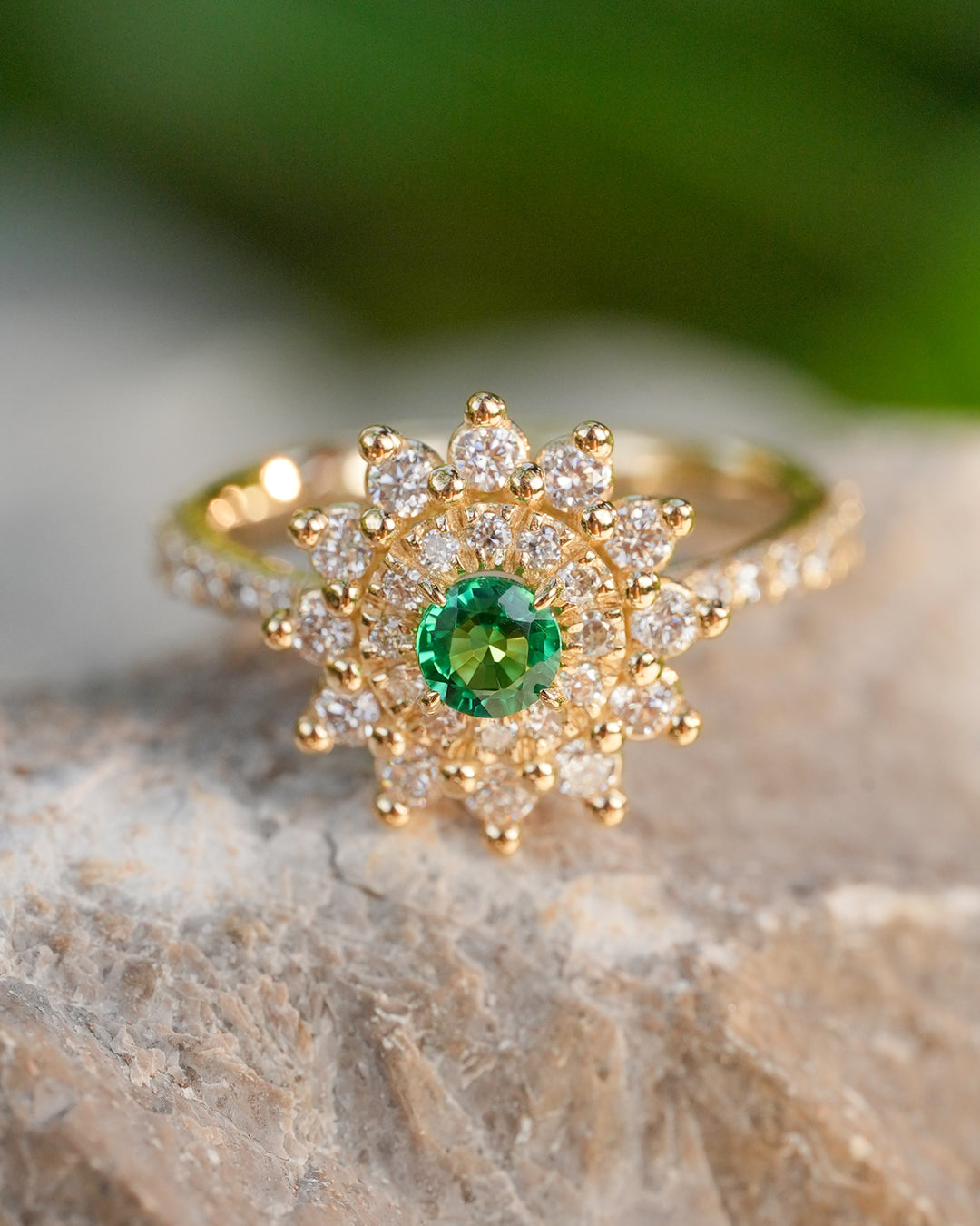 The Fiore Emerald Ring