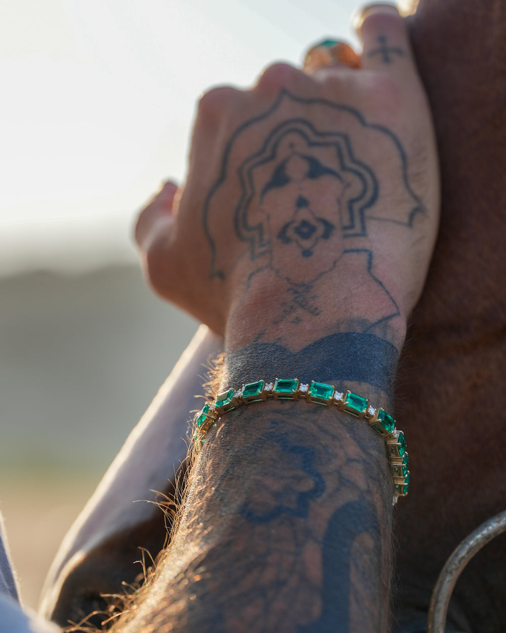 The Santorini Tennis Bracelet