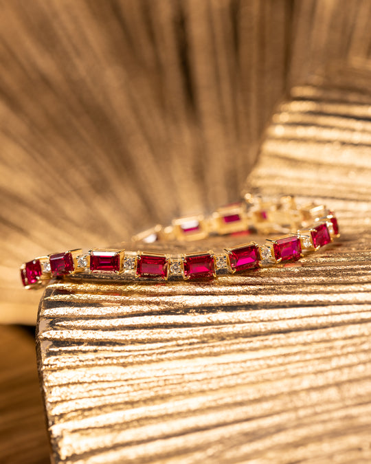 The Santorini Tennis Bracelet