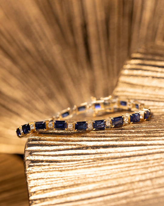 The Santorini Tennis Bracelet