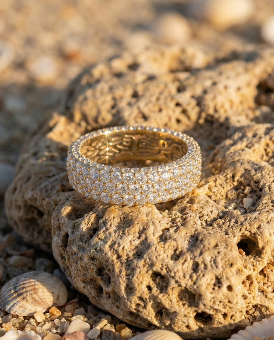 Pave Diamond Infinity Ring