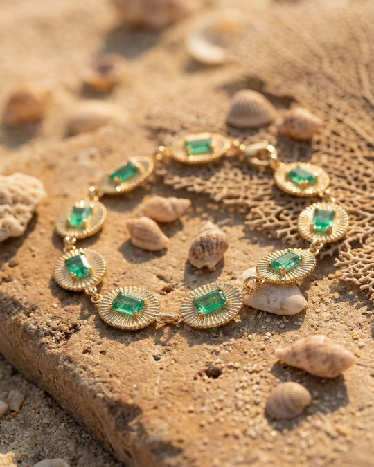 The Solari Bracelet | Emerald