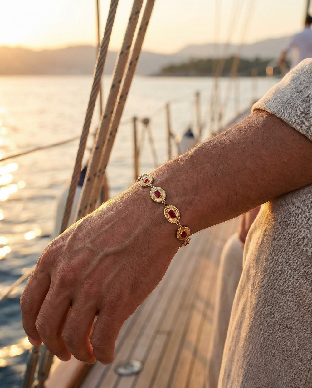 The Solari Bracelet | Ruby