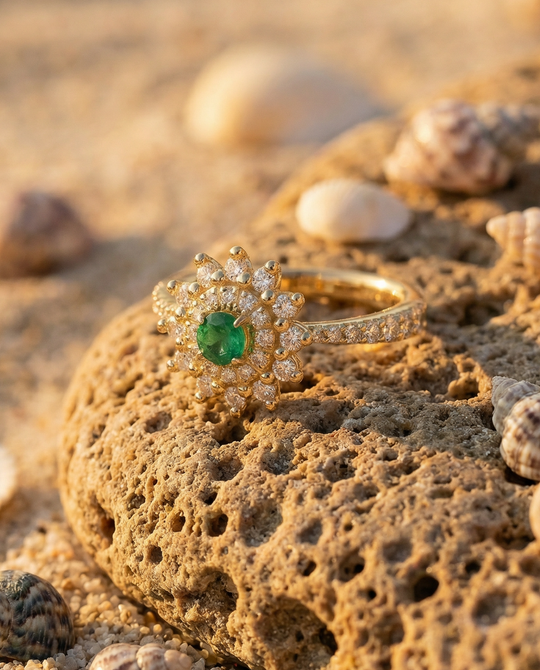 The Fiore Ring | Emerald