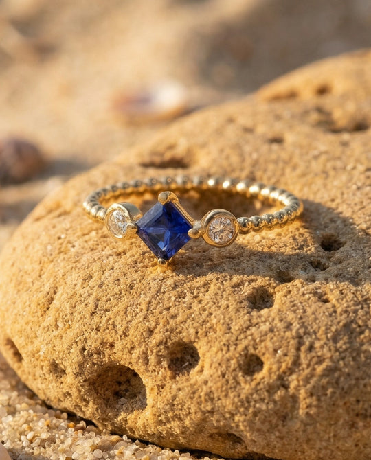 The Sapphire Stella Ring