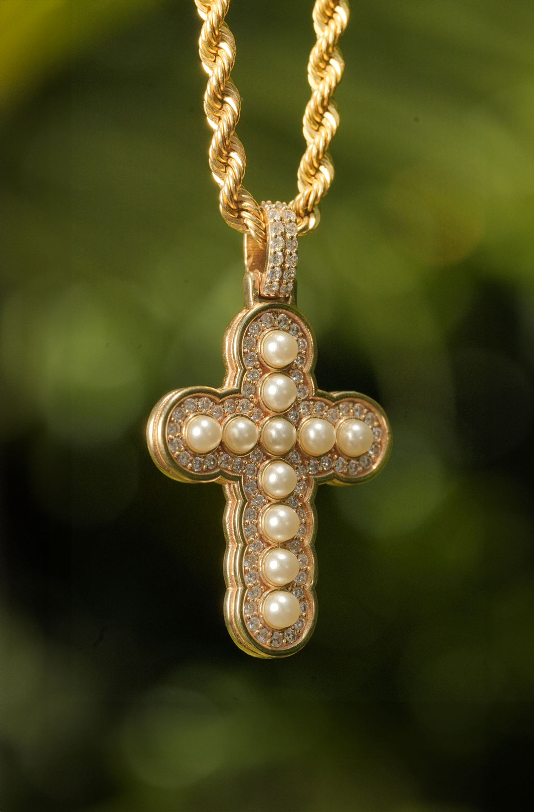 Sacred Pearl Cross