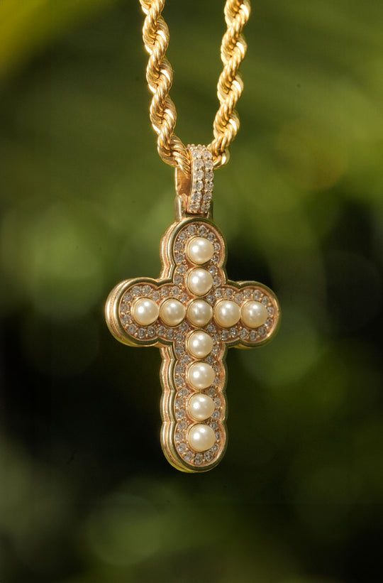 Sacred Pearl Cross