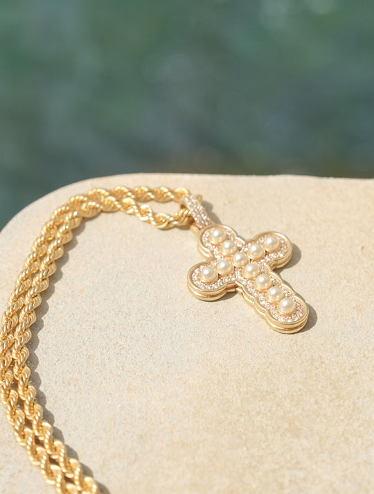 Sacred Pearl Cross
